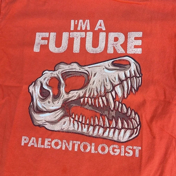 Future Paleontologist T-Shirt, orange - Picture 2 of 3